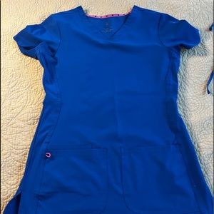 HeartSoul Royal blue scrub top ☀️2/$20